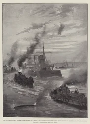 De Marine Manoeuvres, Torpedo-actie tussen de Thetis en Luitenant-Commandant Barry